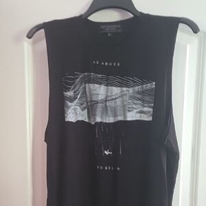 Neoclassics Black Graphic Tank Top